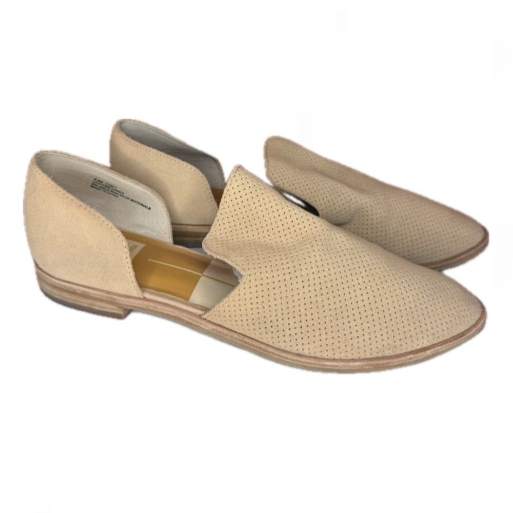 Dolce Vita Perforated Suede Loafers Cody Flat Perforated suede